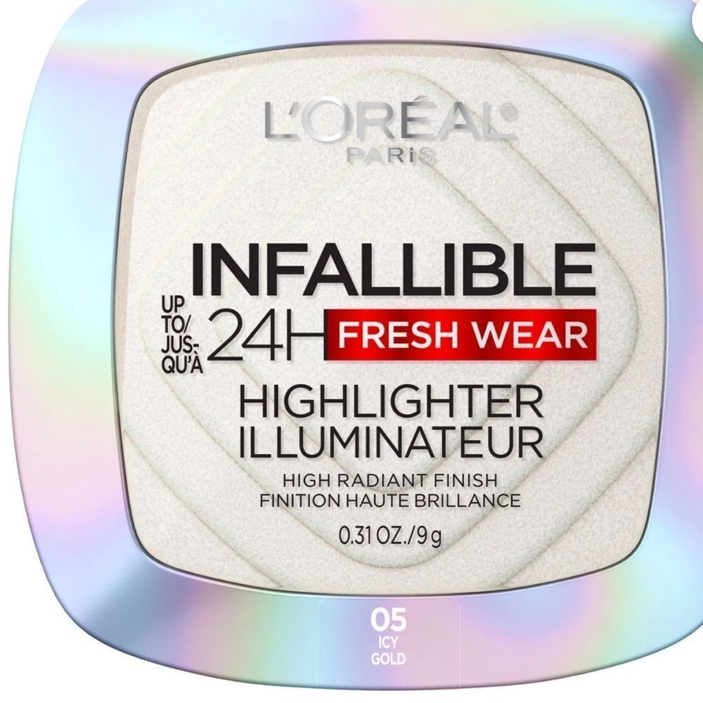 L'Oreal invaluable icy gold highlighter